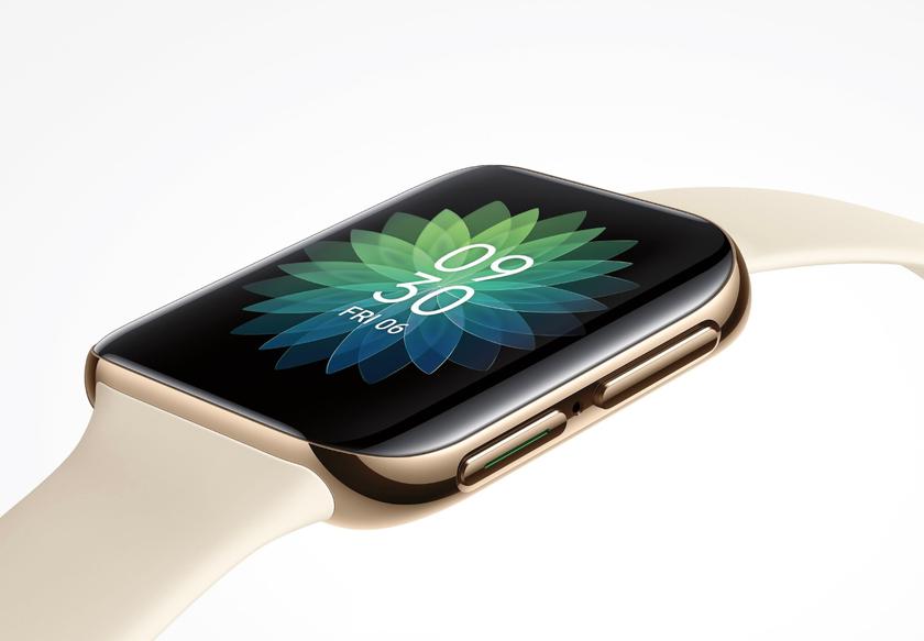 Дизайн, как у Apple Watch: в сети появилось качественное изображение первых смарт-часов OPPO