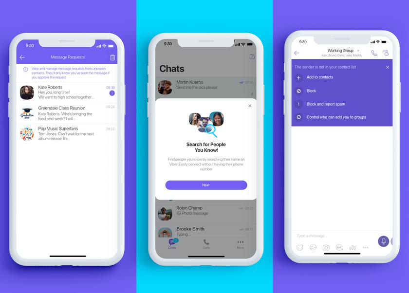 В Viber появятся несколько новых функций для борьбы со спамом
