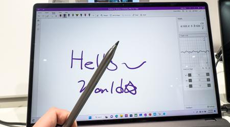 MSI introduced the Pen 2, which can write both on the screen and on paper