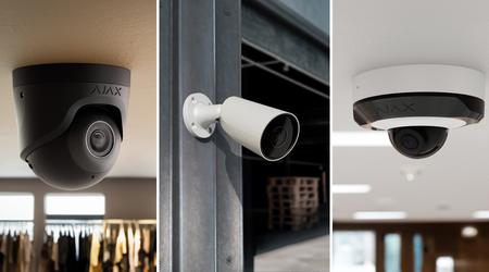 TurretCam, BulletCam et DomeCam Mini : nouvelles caméras de sécurité Ajax Systems avec une résolution allant jusqu'à 4K et une protection IP65