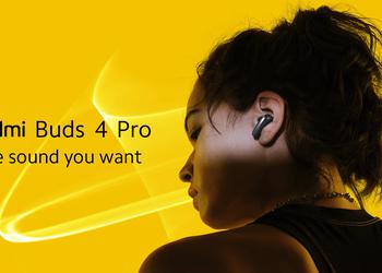 Redmi Buds 4 Pro представили в Европе: TWS-наушники с ANC, защитой IP54 и автономностью до 36 часов за 99 евро