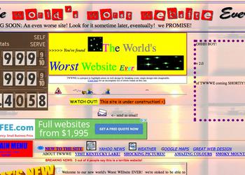 Дизайнеры создали самый раздражающий сайт во всём интернете