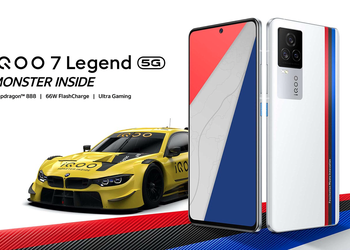iQOO 7 Legend: флагманский смартфон с процессором Snapdragon 888 на борту за $535