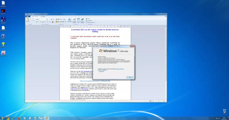 Old Windows 7 beta "Milestone 3" ...