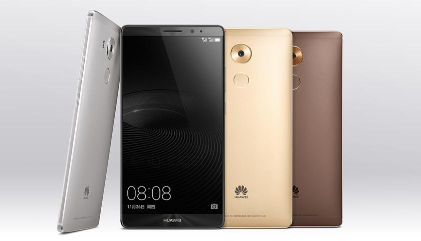 Huawei представила флагманский планшетофон Mate 8