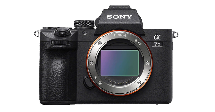 Sony A7 III camera for video interviews