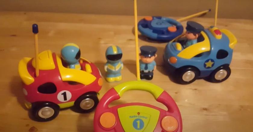 PREXTEX CARTOON POLICE best toddler remote control car