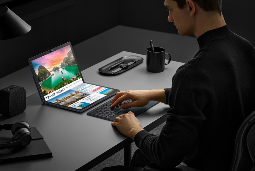 ASUS анонсировала ноутбук Zenbook 17 FOLD OLED со сгибаемыми дисплеем по цене $3499