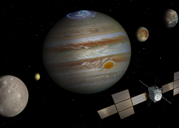Межпланетная станция JUICE развернула антенну – миссии по поиску жизни на спутниках Юпитера ничто не угрожает