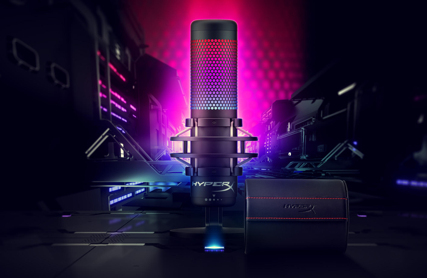 HyperX QuadCast S: USB-микрофон для стримеров с динамическими эффектами RGB-подсветки