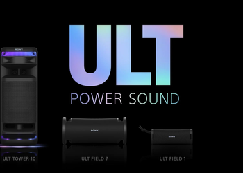 Sony представила новые Bluetooth-колонки серии ULT Power Series - ULT Field 1, ULT Field 7 и ULT Tower 10