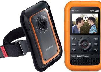 Украинская премьера защищенной видеокамеры Samsung W350, способной плавать на воде