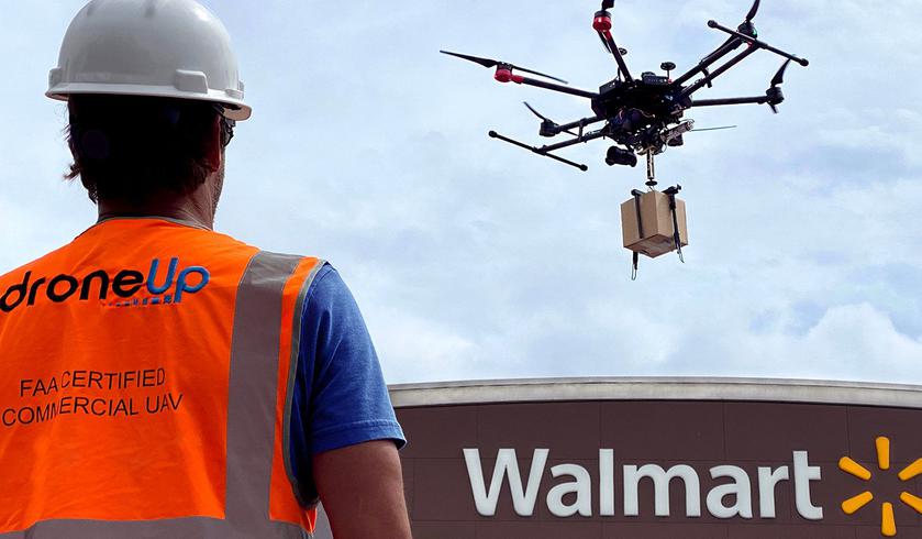 Walmart расширяет службу доставки дронами на шесть штатов и 4 млн домохозяйств