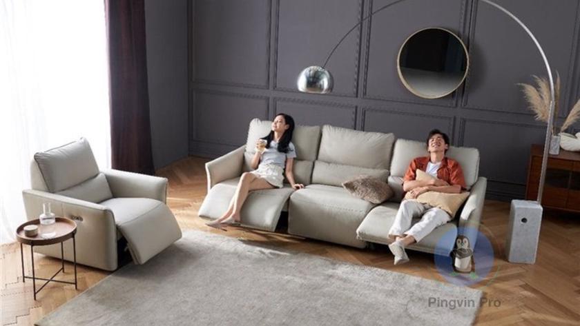 Xiaomi представила электрический диван Qifeng Electric Sofa с регулировкой наклона и зарядкой для смартфона