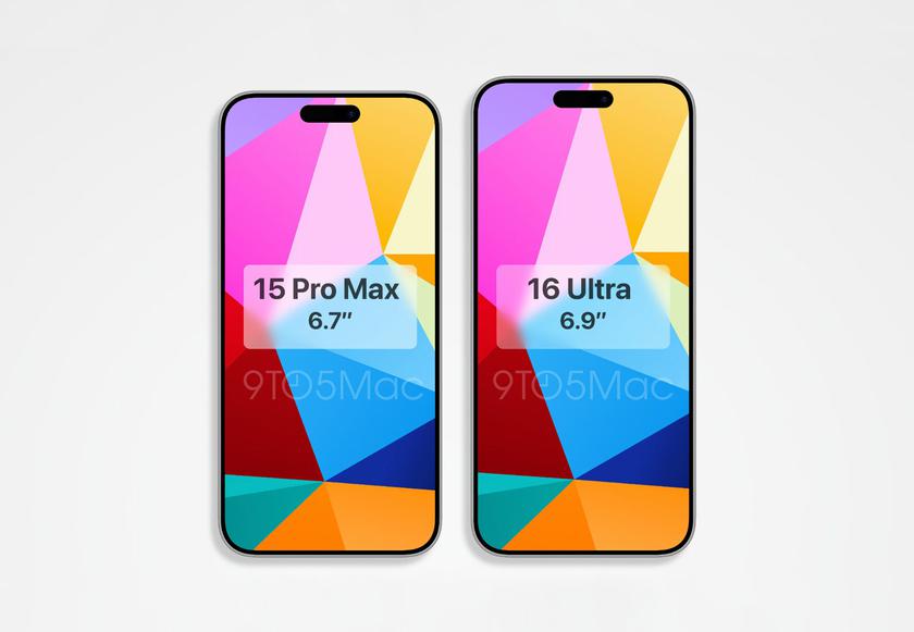 В интернете появились рендеры iPhone 16 Pro Max, новинку сравнили с iPhone 15 Pro Max