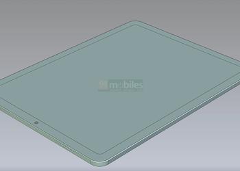 Touch ID, порт USB-C и большой экран: 12,9-дюймовый iPad Air показан на CAD-рендерах
