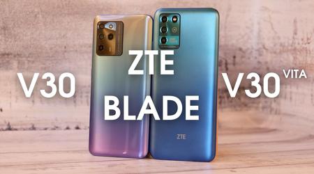 A review of smartphones from ZTE. Blade V30 and V30 vita