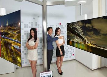 LG разрабатывает 111-дюймовый двухсторонний 4K OLED-телевизор