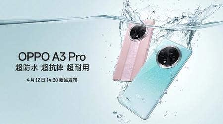 It's official: OPPO A3 Pro will make its debut on April 12
