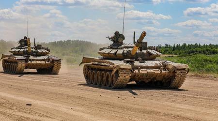A Ukrainian T-64BV shot at point-blank range a Russian modernised T-72B3 tank worth $3m