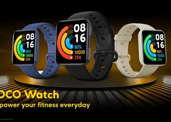 POCO Watch: первые смарт-часы бренда с 1,6" дисплеем, GPS и автономностью до 14 дней за €79