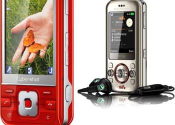 Еще два Sony Ericsson: W395 Walkman и C903 Cybershot
