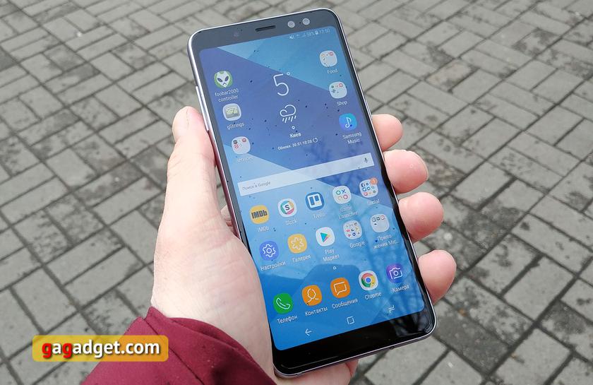  Samsung Galaxy A8:  Android-  Infinity Display   IP68-22