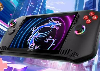 MSI Claw A1M handheld console with ...