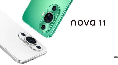 Huawei Nova 11: 120Hz OLED display, Snapdragon 778G chip, 50 MP camera and 66W charging for $363