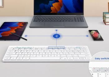 Samsung представила клавиатуру для миллениалов: портативная Smart Keyboard Trio 500 работает с тремя устройствами одновременно