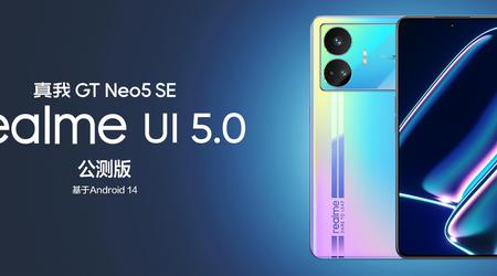 The realme GT Neo 5 SE has received a beta version of realme UI 5.0 based on Android 14