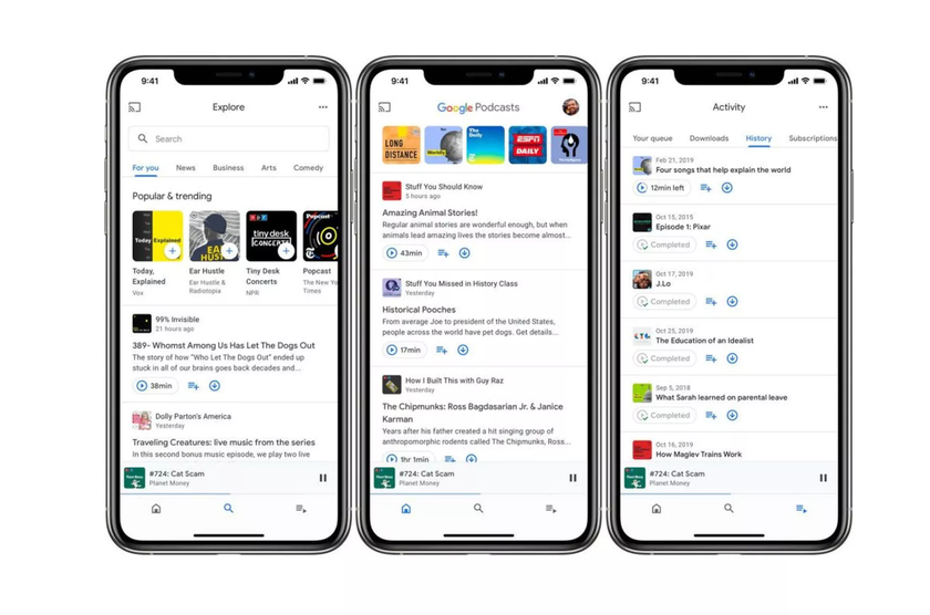 Приложение Google Podcasts теперь доступно для iOS-устройств