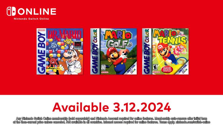12-го марта каталог Nintendo Switch Online расширится тремя проектами о Марио времен Game Boy