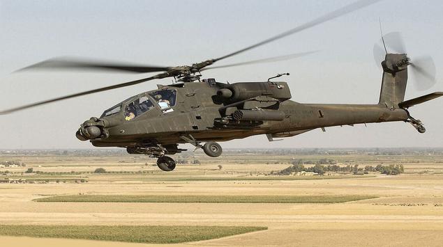 Śmigłowiec Apache rozbija się w USA ...