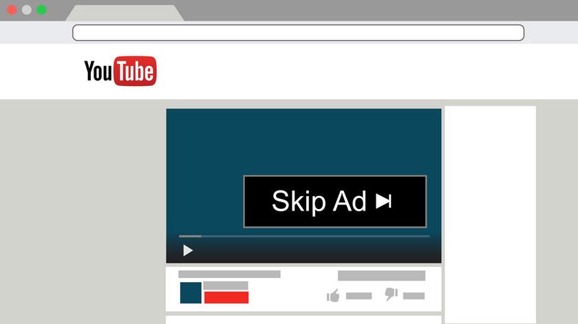 YouTube запретит пропускать рекламу перед видеороликом