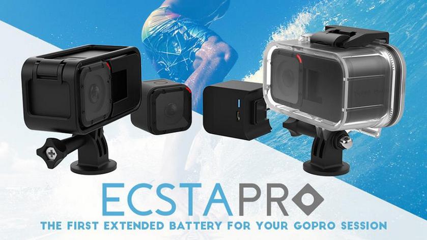 EcstaPro удвоит время работы GoPro Session