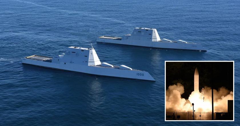 ВМС США запросили $3,6 млрд на покупку 64 гиперзвуковых ракет Conventional Prompt Strike для эсминцев Zumwalt и атомных субмарин Virginia