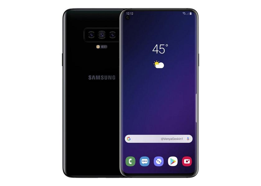 Samsung начала производство «дырявых» дисплеев для Galaxy S10