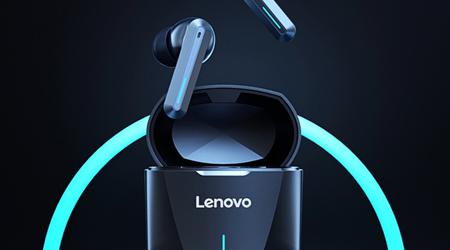 Lenovo XG01: auriculares para juegos TWS con baja latencia de audio y protección IPX5 por 21 dólares