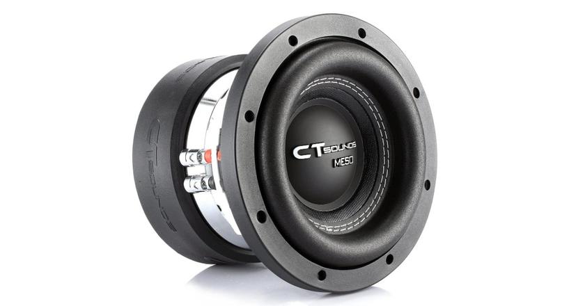 CT Sounds Meso 6.5 Inch D4 Ohm Caisson de basses audio pour voiture de compétition 12"