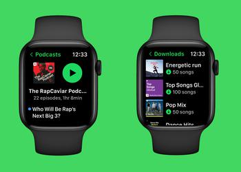 Spotify представил новую версию приложения для Apple Watch