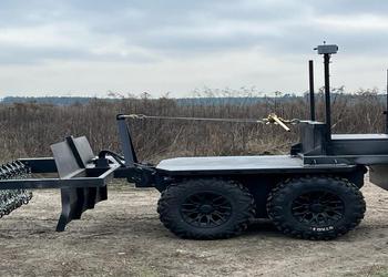 В Украине создали беспилотную машину для разминирования Ratel Deminer