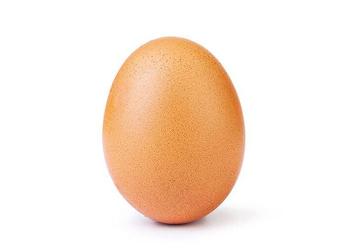 Куриное яйцо стало самым популярным постом в Instagram