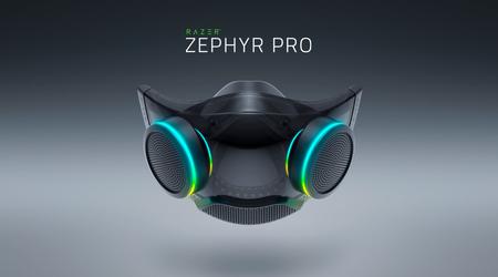 Razer introduced the Zephyr Pro face shield - now also with a loudspeaker, but one and a half times more expensive