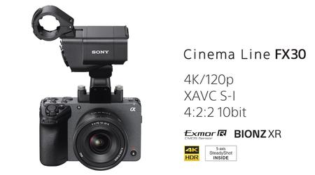 Sony FX30 - Appareil photo sans miroir de 26 MP avec 4K@60FPS à $1800