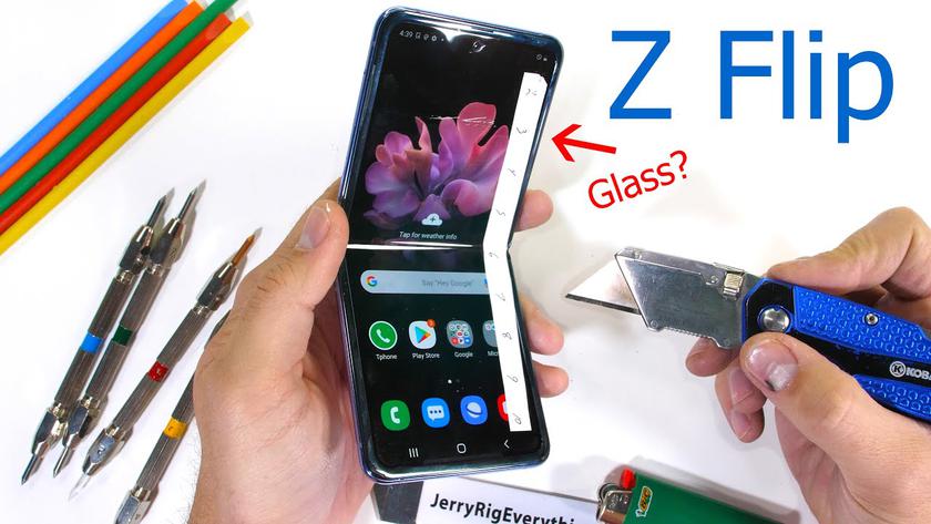 Дисплей Galaxy Z Flip покрыт обычным пластиком? Samsung заподозрили во лжи