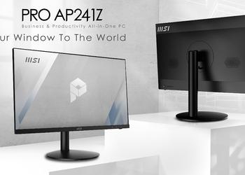 MSI анонсировала PRO AP241Z: 24-дюймовый моноблок с процессором AMD Ryzen 7 5700G и Windows 11 на борту