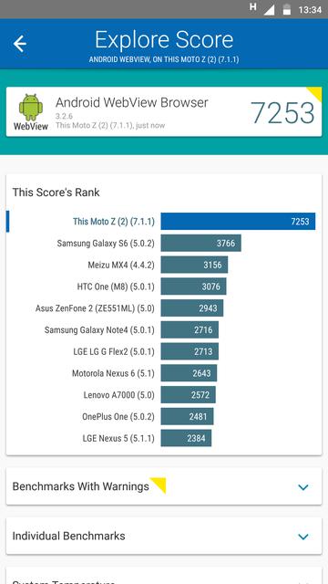  Moto Z2 Force:     -64