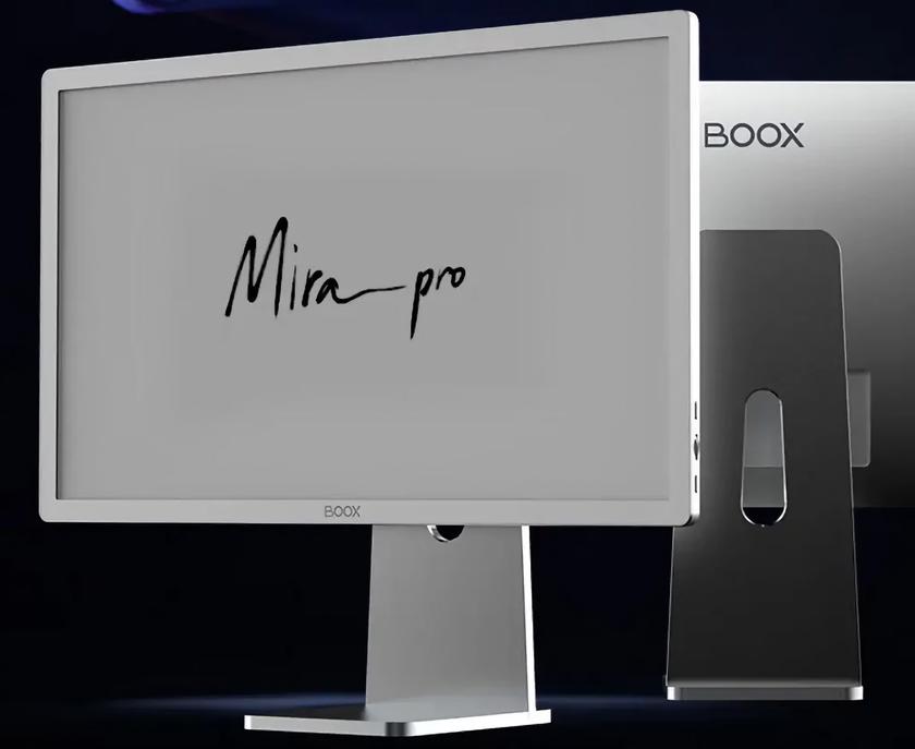 Onyx Boox представила обновлённую версию Mira Pro: 25.3-дюймовый монитор с E-Ink экраном и встроенной подсветкой