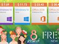 Праздник весны: Windows 10 Pro за 7.59＄, Office 2019 ProPlus за 30.43＄и другие скидки